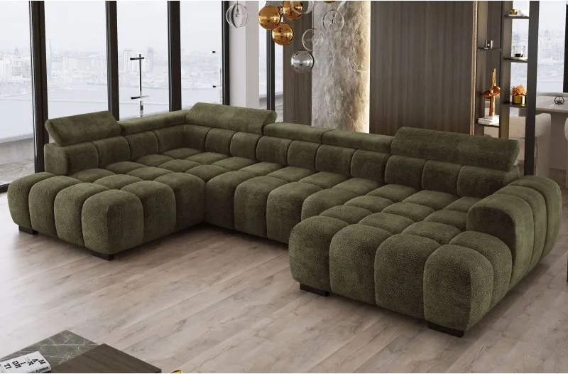 Narożnik BULL XL Lewostronny z elektryczną funkcją regulacji tkanina Eden 12 WERSAL