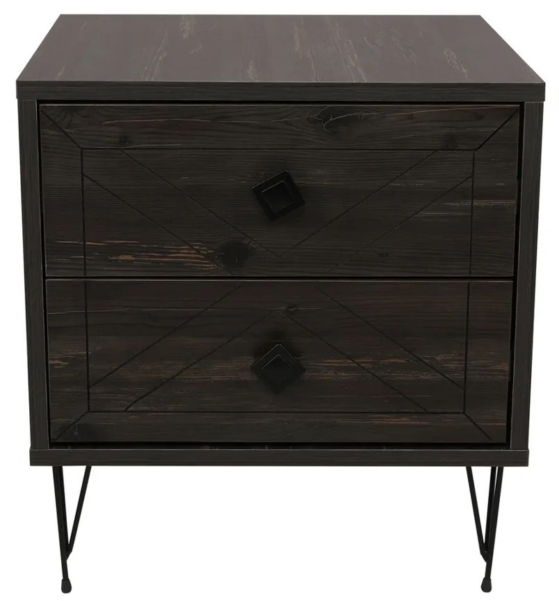 Stolik nocny Luna Dark Brown