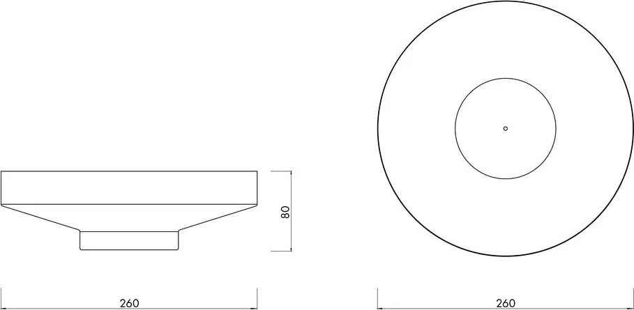 Metalowa miska dekoracyjna ø 26 cm Vilu – noo.ma