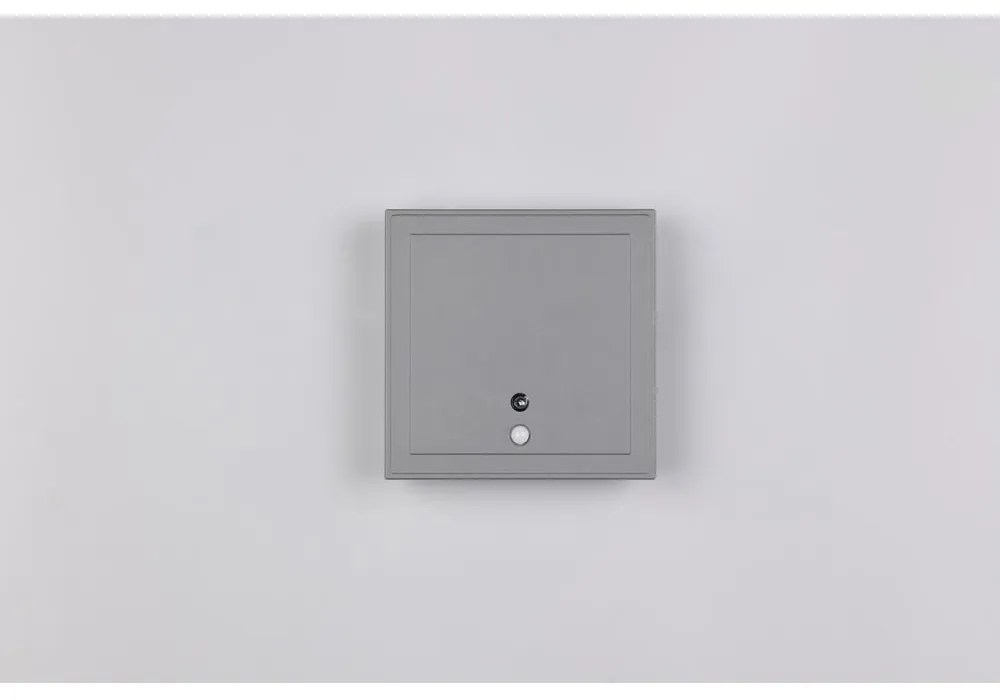 Zewnętrzna lampa ścienna LED (wysokość 14 cm) Fortaleza – Trio