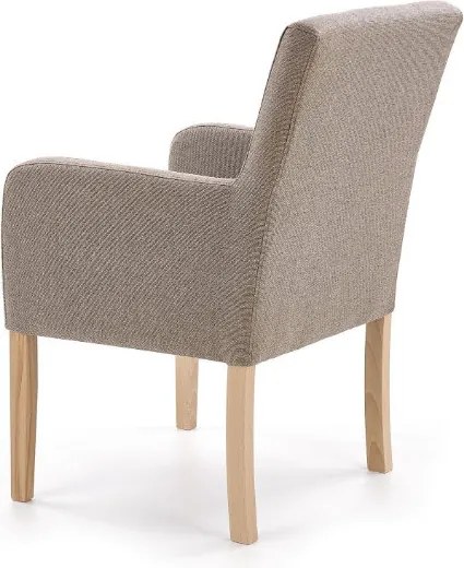 Fotel wypoczynkowy na nogach w kolorze dąb miodowy Filo