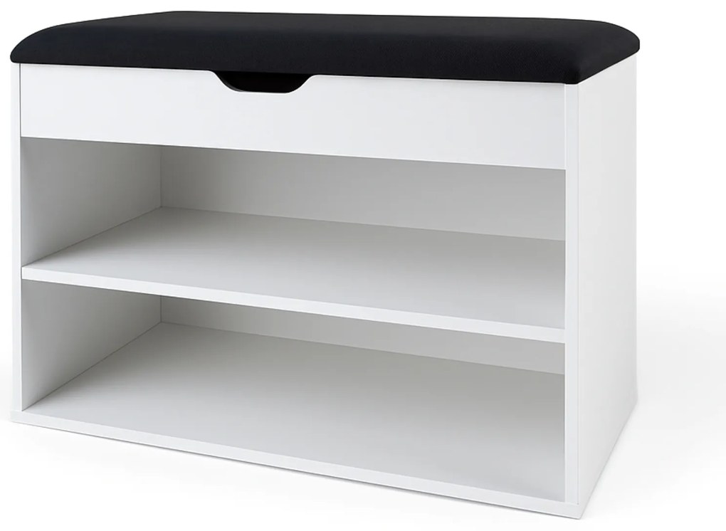 Szafka na buty z siedziskiem LEVA, 60 x 30 x 47 cm