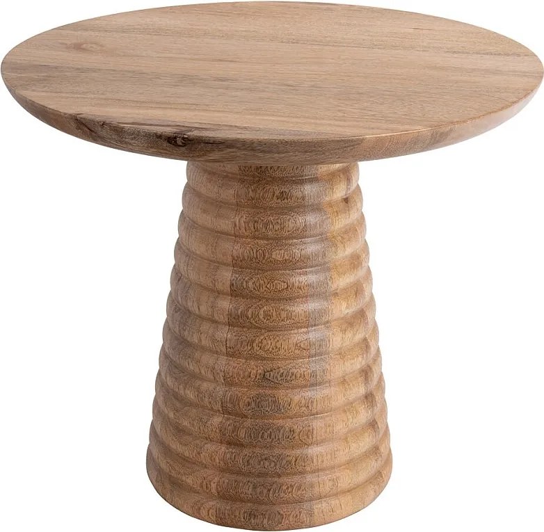 Stolik pomocniczy Force Layered Base - drewno mango