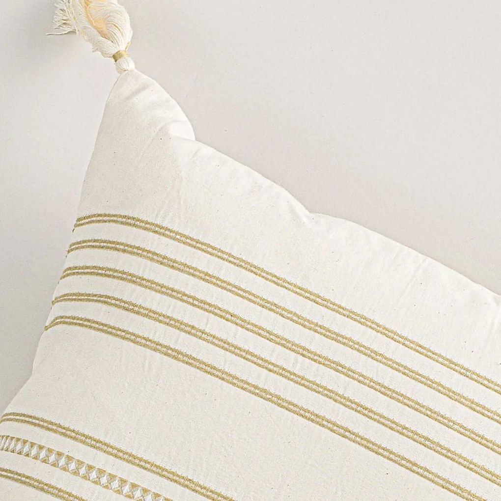 Poszewka na poduszkę Linea Sand Tassel 45x45 cm