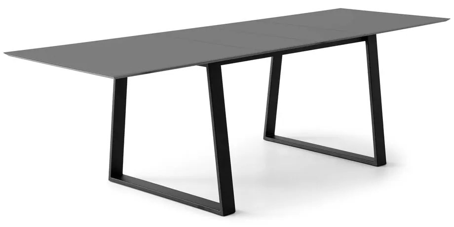 Antracytowy rozkładany stół 90x165 cm Meza – Hammel Furniture