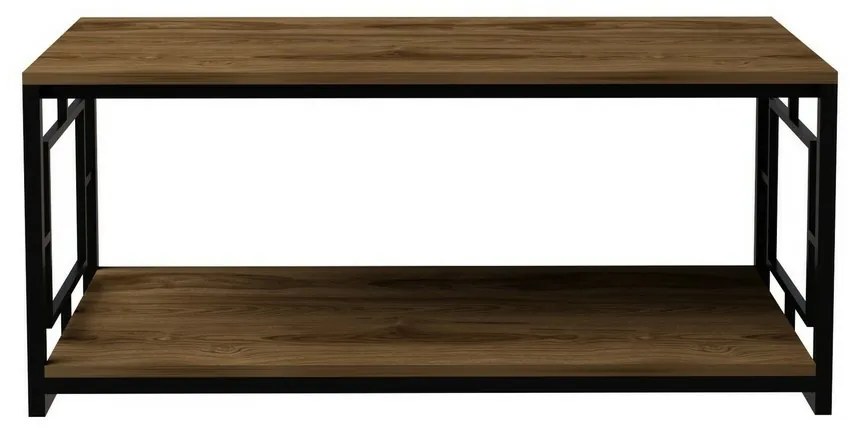 Stolik konferencyjny Kelvin Black and Walnut