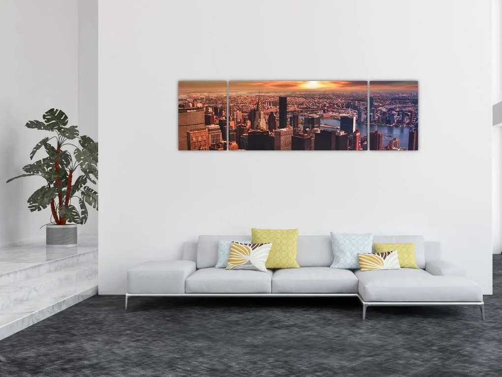 Obraz - Widok na metropolię (170x50 cm)
