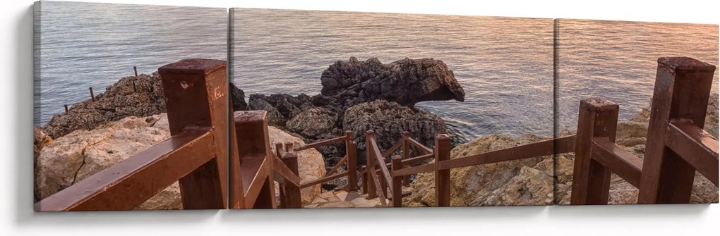 Obraz - Zejście ku morzu (170x50 cm)
