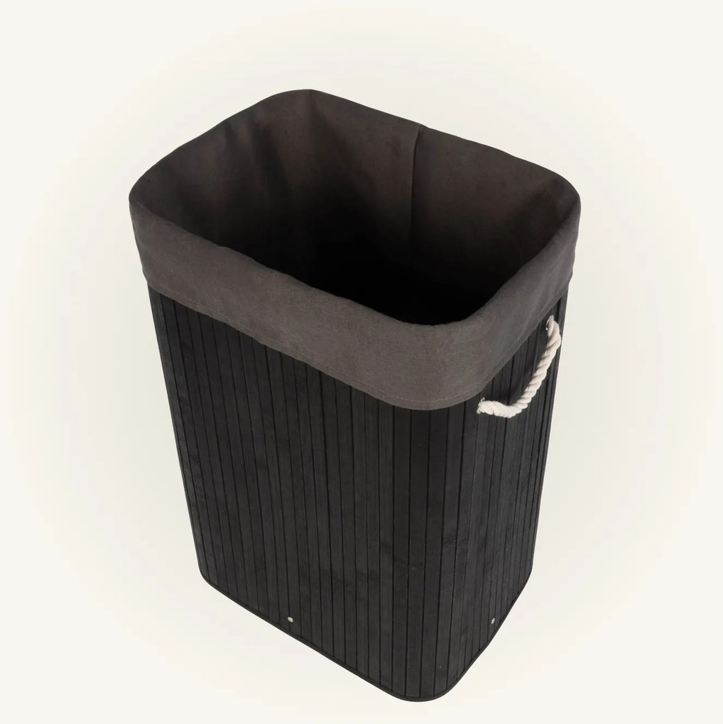 Bambusowy kosz na pranie SADE, 80 l