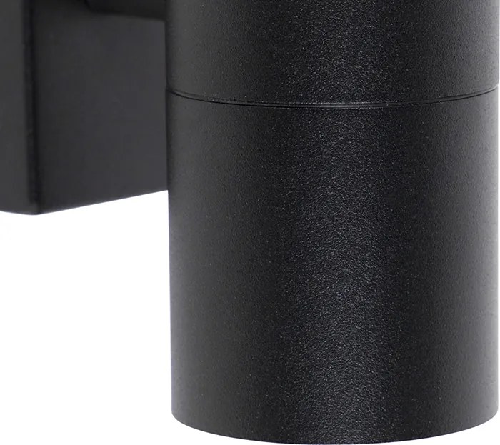 Inteligentny kinkiet zewnętrzny czarny z WiFi GU10 IP44 - Solo