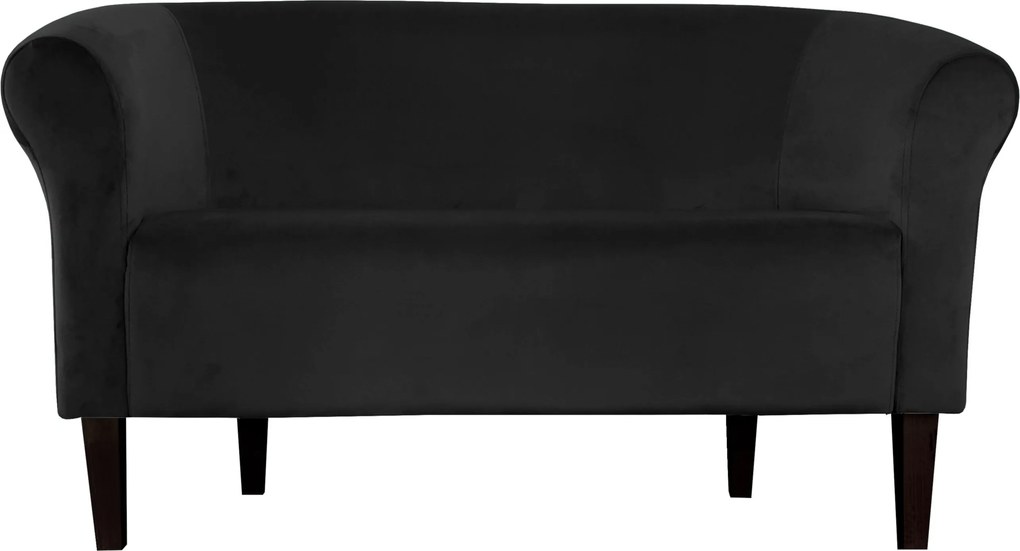 Sofa Milo tkanina Welur : Kolor nogi - Venge, Kolor tkaniny - VELVET - MG19, Typ tkaniny - Velvet, Wysokość nogi - 20 cm