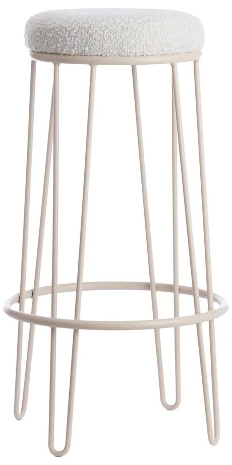 Kremowy hoker (wysokość siedziska 73 cm) Alice – Light &amp; Living