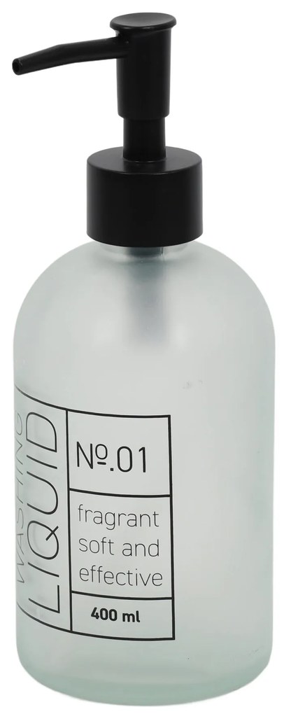 Szklany dozownik na mydło, 400 ml