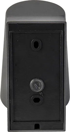 Nowoczesna lampa zewnętrzna antracytowa w komplecie z LED z czujnikiem zmierzchu - Uma