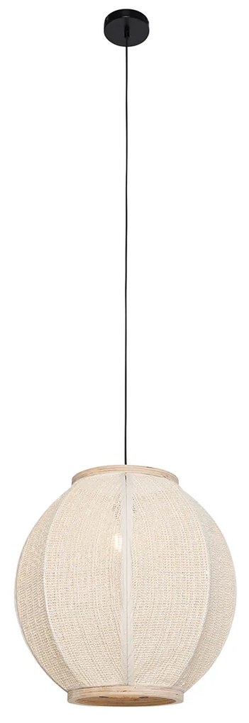 Orientalna lampa wisząca naturalna 46 cm - RobKolonialny Oswietlenie wewnetrzne