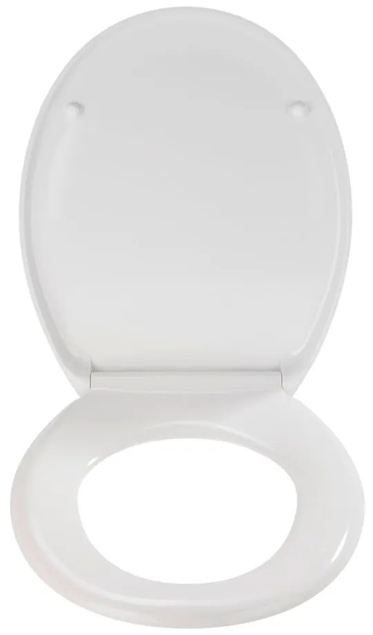 Biała deska sedesowa wolnoopadająca Wenko Premium Ottana, 45,2x37,6 cm