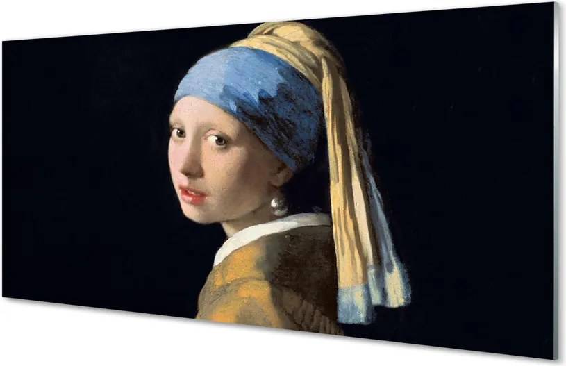 Panel szklany do Kuchni Dziewczyna z Perłą - Johannes Vermeer