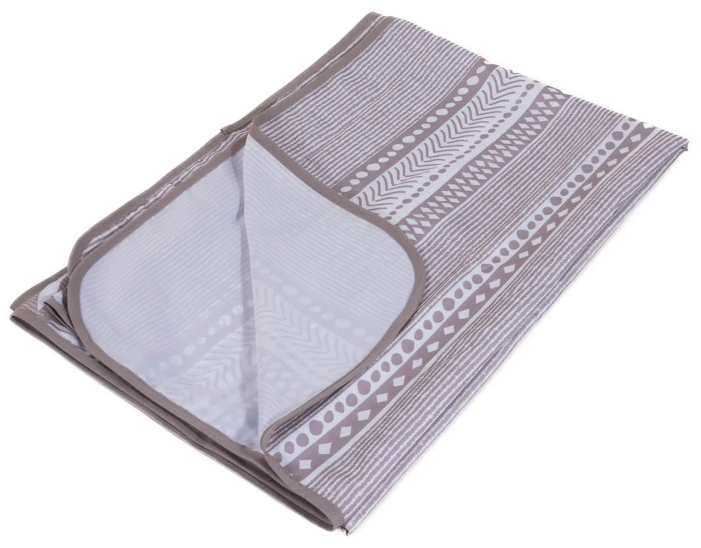 Kwadratowy obrus poliestrowy z nadrukiem AMBRINE, 150 x 150 cm