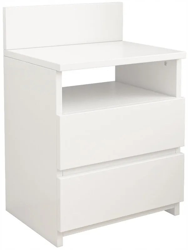 Szafka nocna z 2 szufladami 40 cm – nowoczesny styl loftowy, MDF