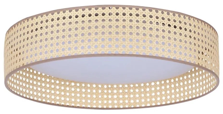 Duolla - LED Plafon ROLLER LED/24W/230V śr. 45 cm rattan