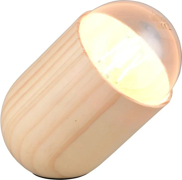 Beżowa lampa stołowa (wysokość 13,5 cm) Nara – Reality