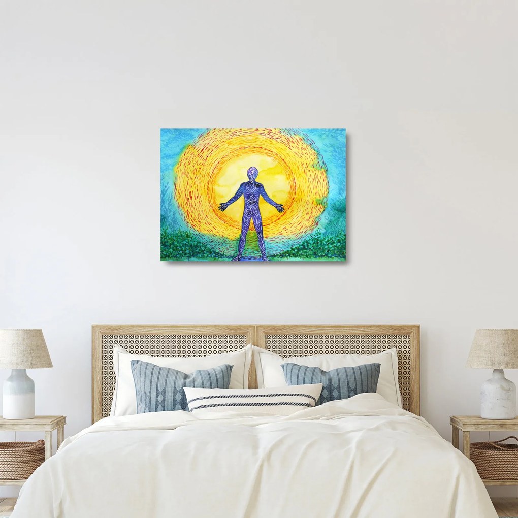 Obraz na szkle - Moc duszy (70x50 cm)