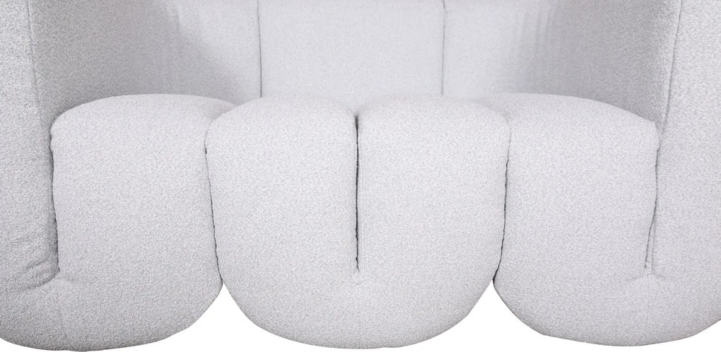 Designerska sofa z tkaniny szenilowej Nua N88-150