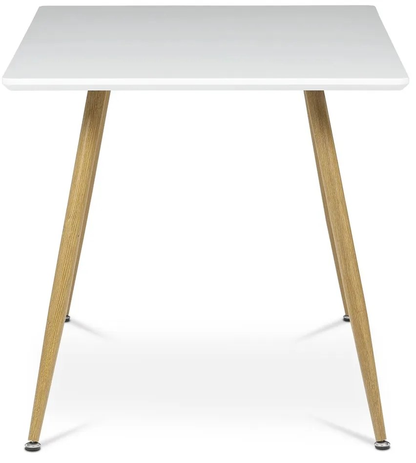 Stół do jadalni 140 x 80 cm, biały