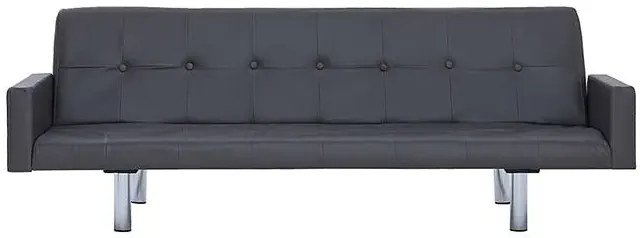 Rozkładana sofa Nesma 2X z podłokietnikami - szara