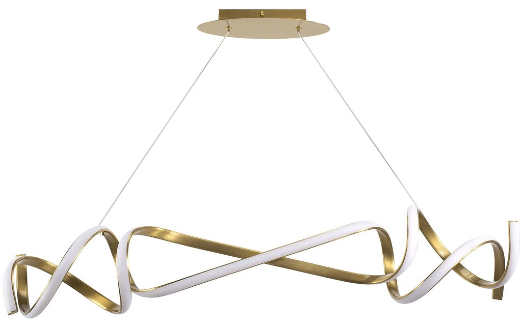 LAMPA WISZĄCA LED APP1777-CP ZŁOTA