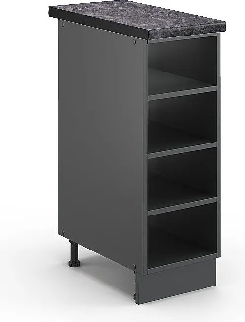 Półka kuchenna antracyt 30x60x82 fame-line
