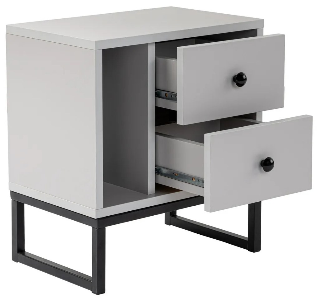 Stolik nocny Glimmer Grey