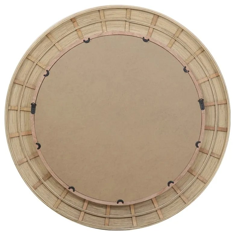 Lustro ścienne z rattanową ramą ø 109,5 cm Piedre – Light & Living