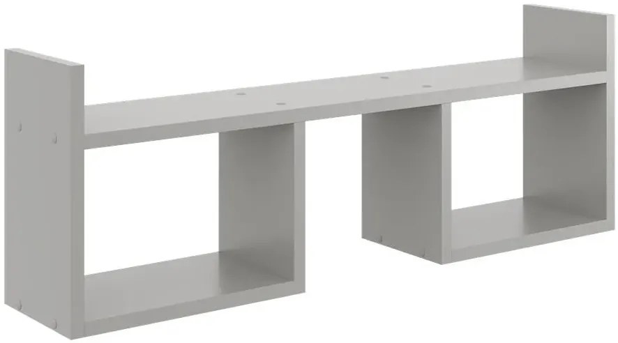 Szara Półka Ścienna W Stylu Skandynawskim B0-A83