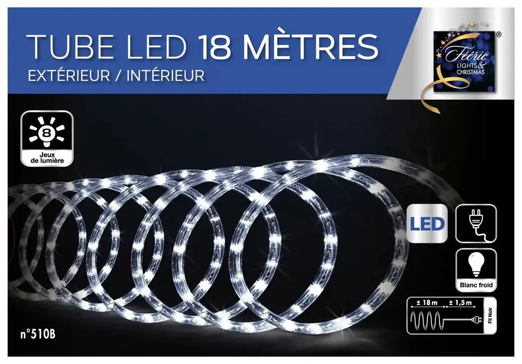 Girlanda świetlna zewnętrzna, w formie spirali, 324 LED