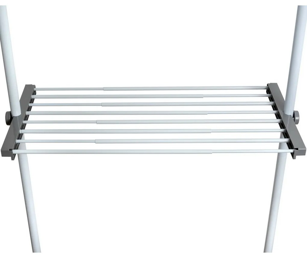 Wenko Teleskopowa półka druciana Herkules, 73–120 cm, biała