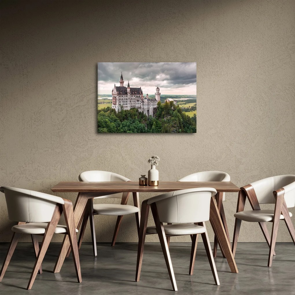 Obraz - Zamek na skałach (70x50 cm)