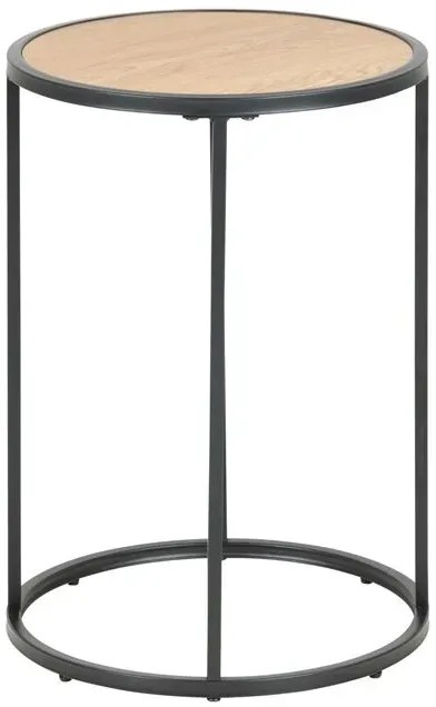 Kawowy stolik loft - Soros 40x40 - czarny