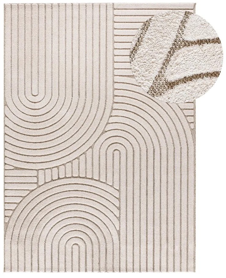 Kremowy dywan 120x170 cm Diena – Universal