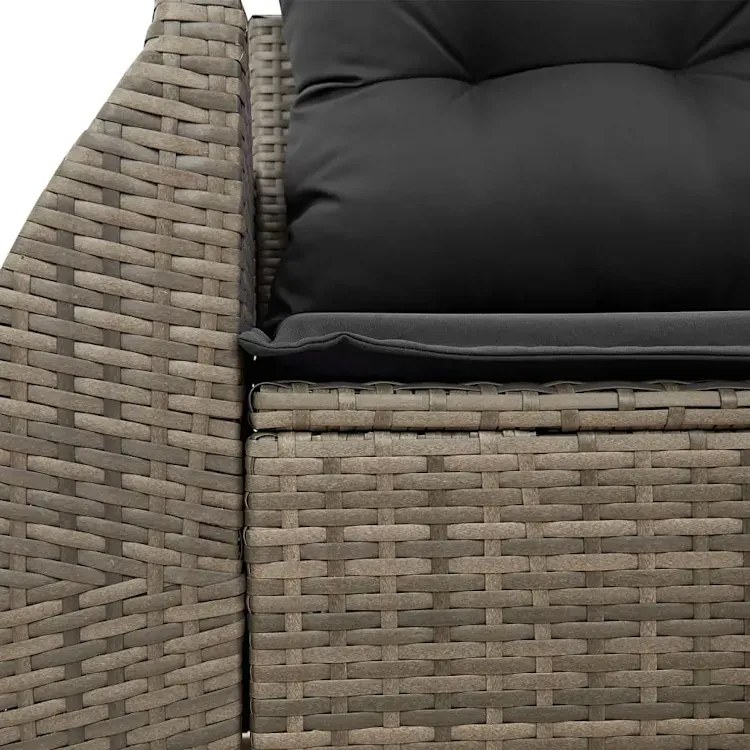 Szara dwuosobowa sofa ogrodowa - Torina 3X