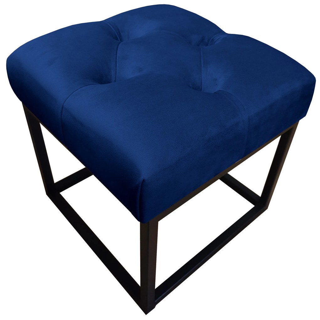 Pufa CHESTERFIELD LOFT ławka podnóżek metal MG16