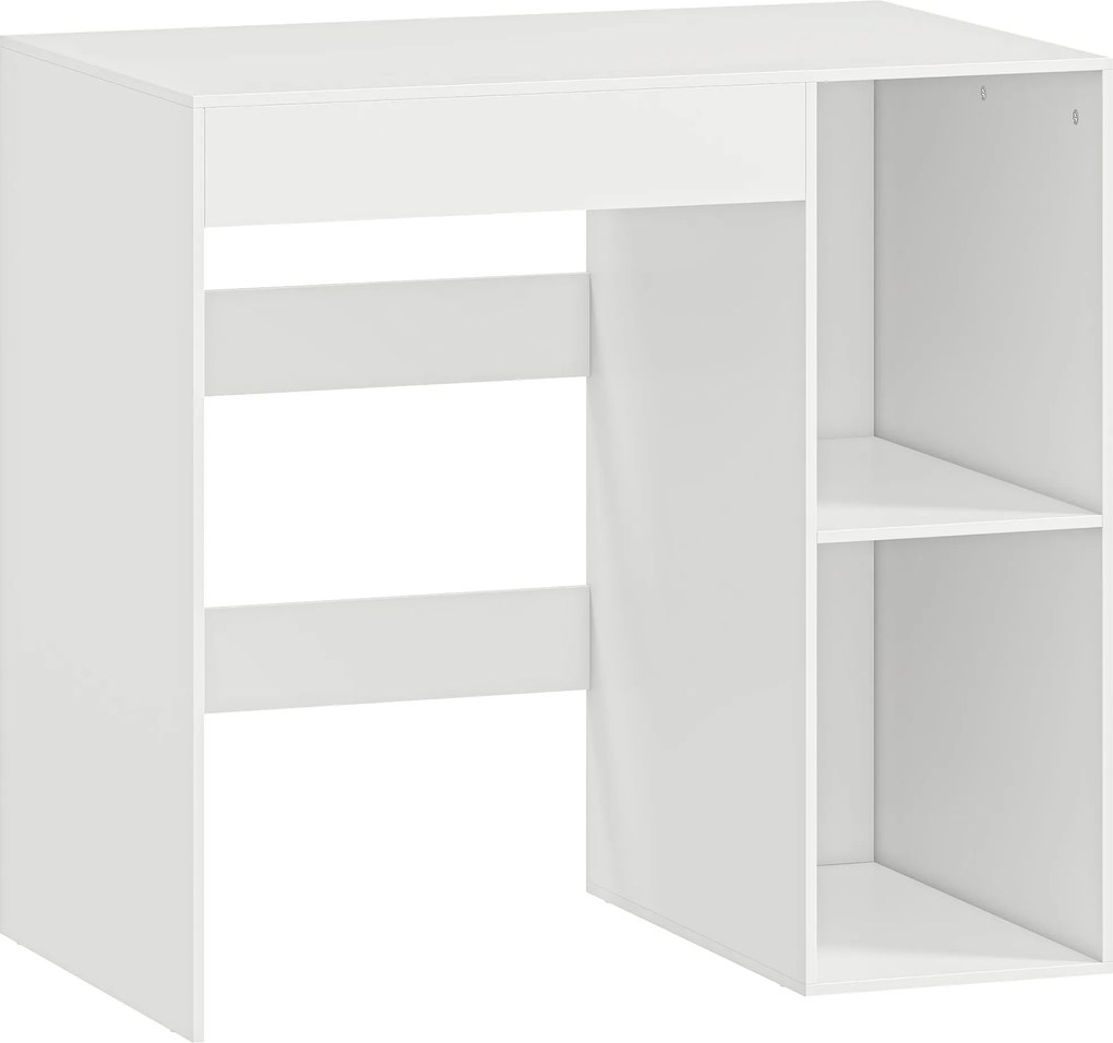 HOMCOM Szafka nad pralkę, organizer łazienkowy nad toaletę z otwartymi półkami do pralni, biały | Aosom PL