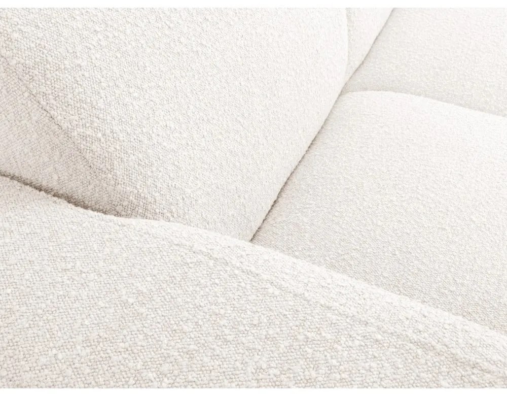 Biała sofa z materiału bouclé 235 cm Molino – Micadoni Home
