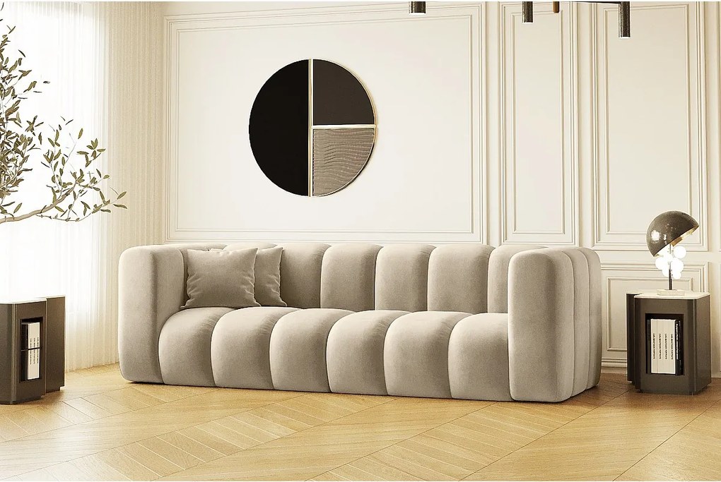 Sofa modułowa trzyosobowa Grand, tkanina Salvador, Beżowy