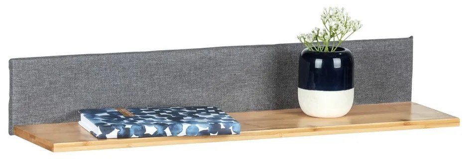 Szare bambusowe półki zestaw 2 szt. 80 cm Bahari – Wenko