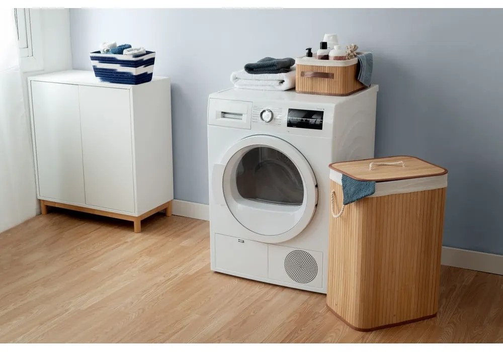 Naturalny bambusowy kosz na pranie 78 l Bamboo – Compactor