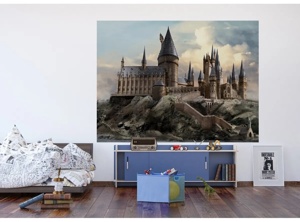Fototapeta dla dzieci Harry Potter Hogwart 252 x182 cm, 4 części