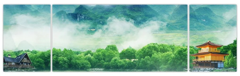 Obraz - Wymarzony krajobraz (170x50 cm)