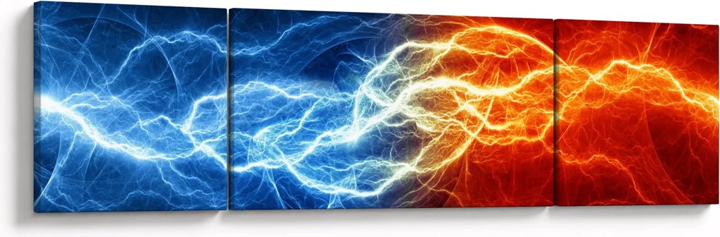 Obraz napięcia elektrycznego (170x50 cm)