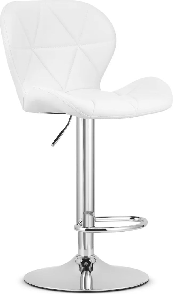 Promocja Krzesło barowe z ekoskóry WEST, białe II. gatunek